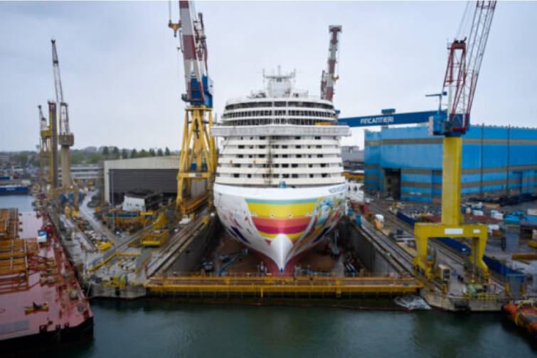 İtaliyanın “Fincantieri” gəmiqayırma zavodunda kruiz laynerinin tikintisinə başlanılıb