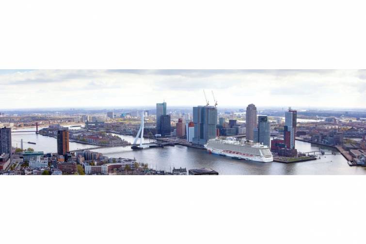 Rotterdam limanında sərnişin gəmilərini elektrik enerjisi ilə təmin edən yarımstansiya tikilib