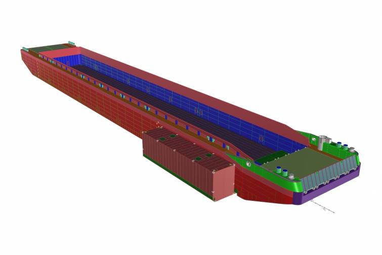 “Lastdrager 29”-un optimallaşdırılmış ölçüləri Avropanın daxili su yollarında səmərəli istismara imkan verəcək