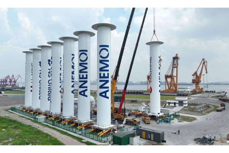 Çində rotor yelkənlərinin istehsalı zavodu açılıb