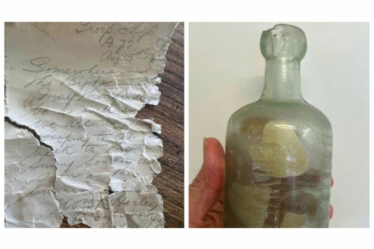 Avstraliya sahillərində Birinci D&uuml;nya m&uuml;haribəsindən qalma ş&uuml;şə i&ccedil;ində məktub tapılıb