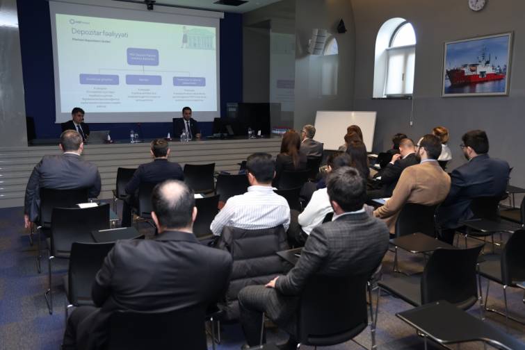 Maliyyə sahəsi &uuml;zrə &ccedil;alışan əməkdaşlar &uuml;&ccedil;&uuml;n xəzinədarlıq m&ouml;vzusunda təlim təşkil edilib