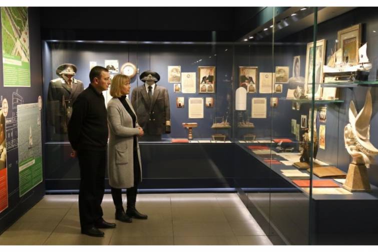 Gəmi-muzeydə &ldquo;Əfsanəvi kapitanlar&rdquo; sərgisi başlayıb - FOTO