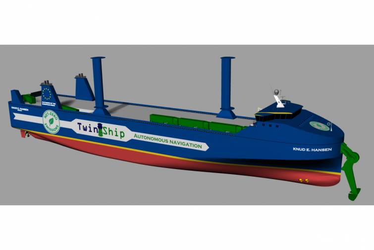 &ldquo;TwinShip&rdquo; layihəsi &ccedil;ər&ccedil;ivəsində heyətsiz Ro-Ro gəmi konsepti təqdim olunub