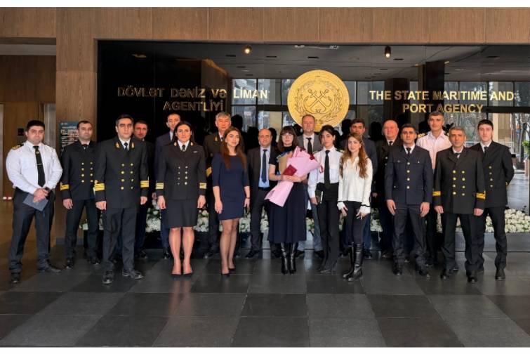 D&ouml;vlət Dəniz və Liman Agentliyində Azərbaycanın mexanik sertifikatı əldə eən ilk qadın dəniz&ccedil;isi ilə g&ouml;r&uuml;ş olub