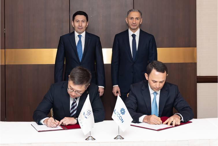 Rəqəmsal inkişaf və nəqliyyat naziri Rəşad Nəbiyev &ldquo;Samruk-Kazına&rdquo; ASC-nin İdarə heyətinin sədri ilə g&ouml;r&uuml;ş ke&ccedil;irib